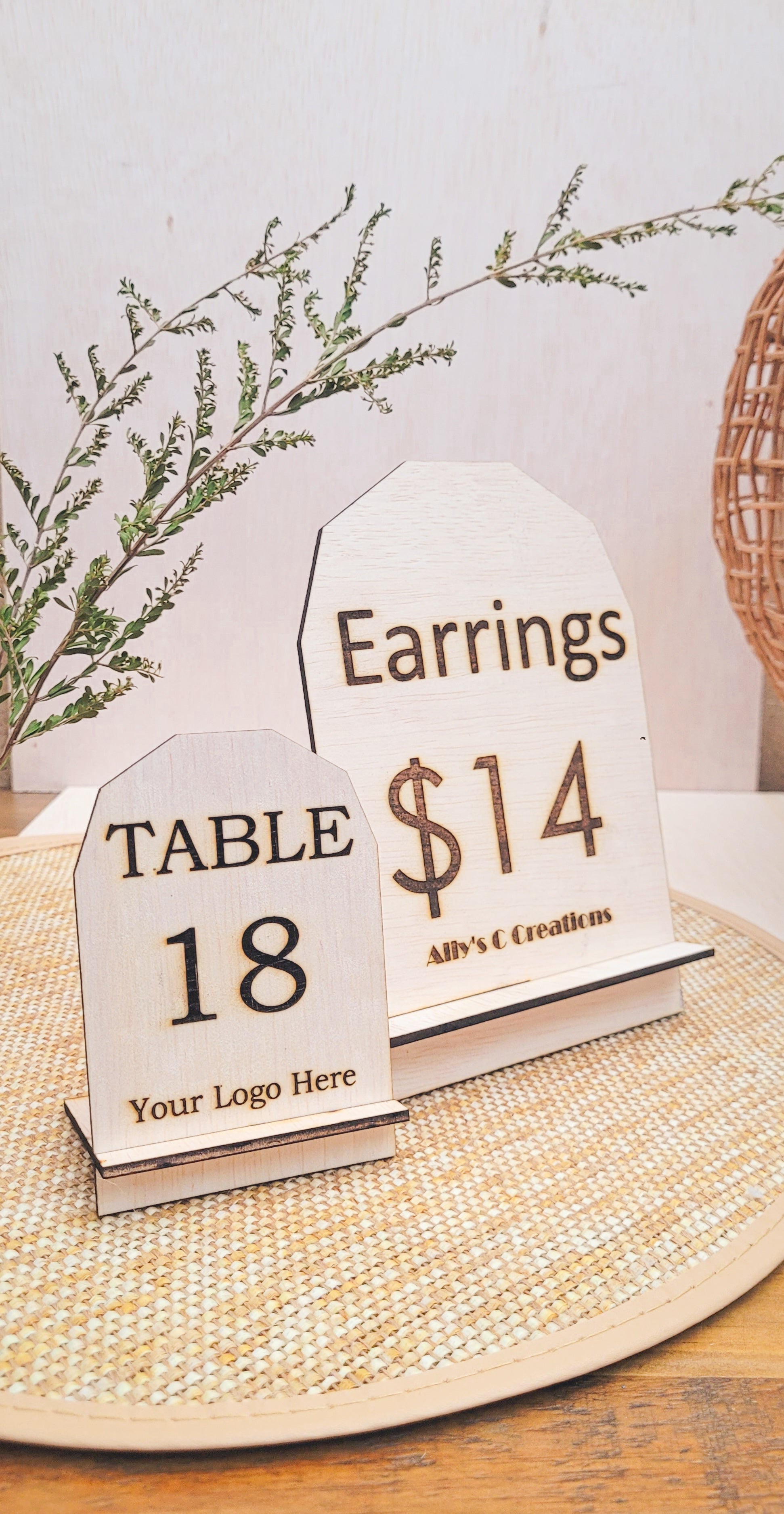 Display & Price Signs – The Etched Lab