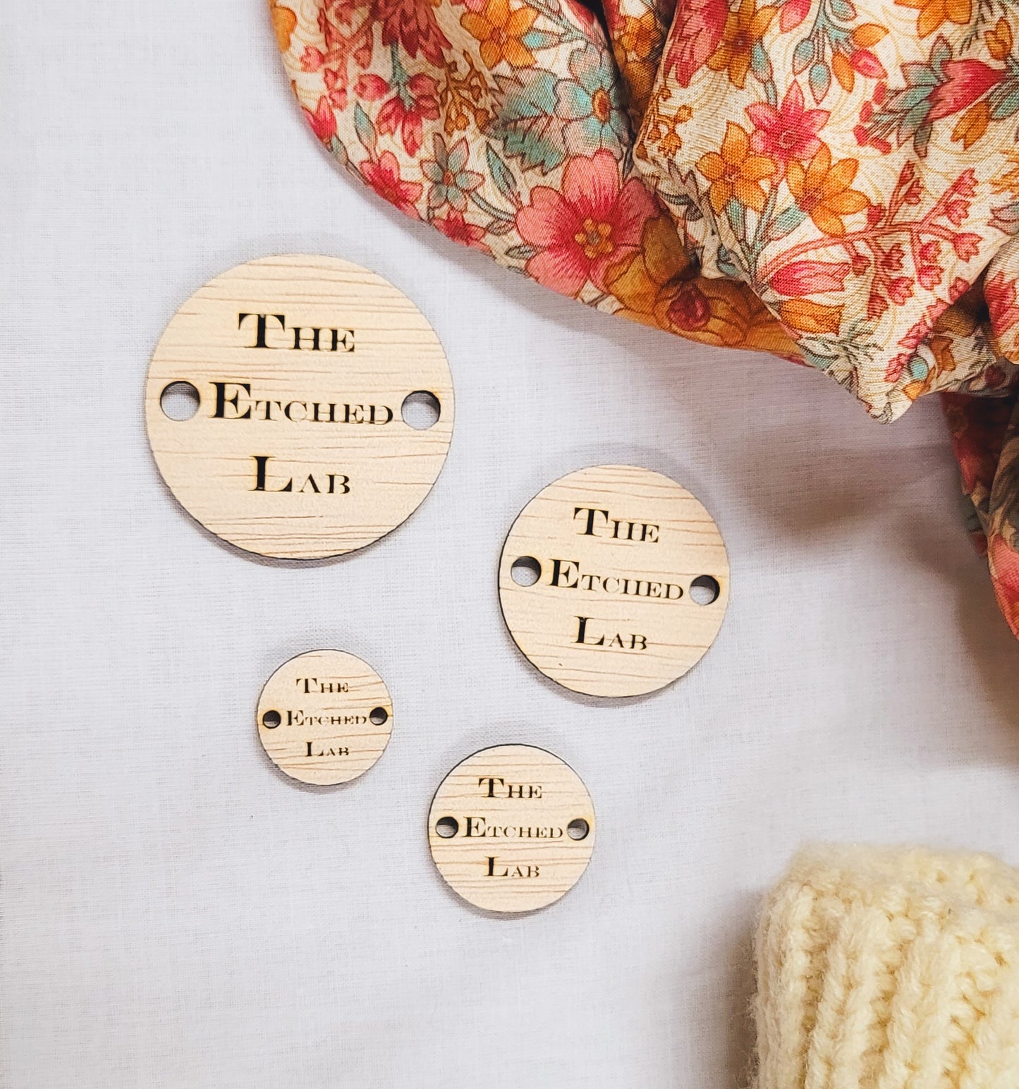 Round Wooden Tags