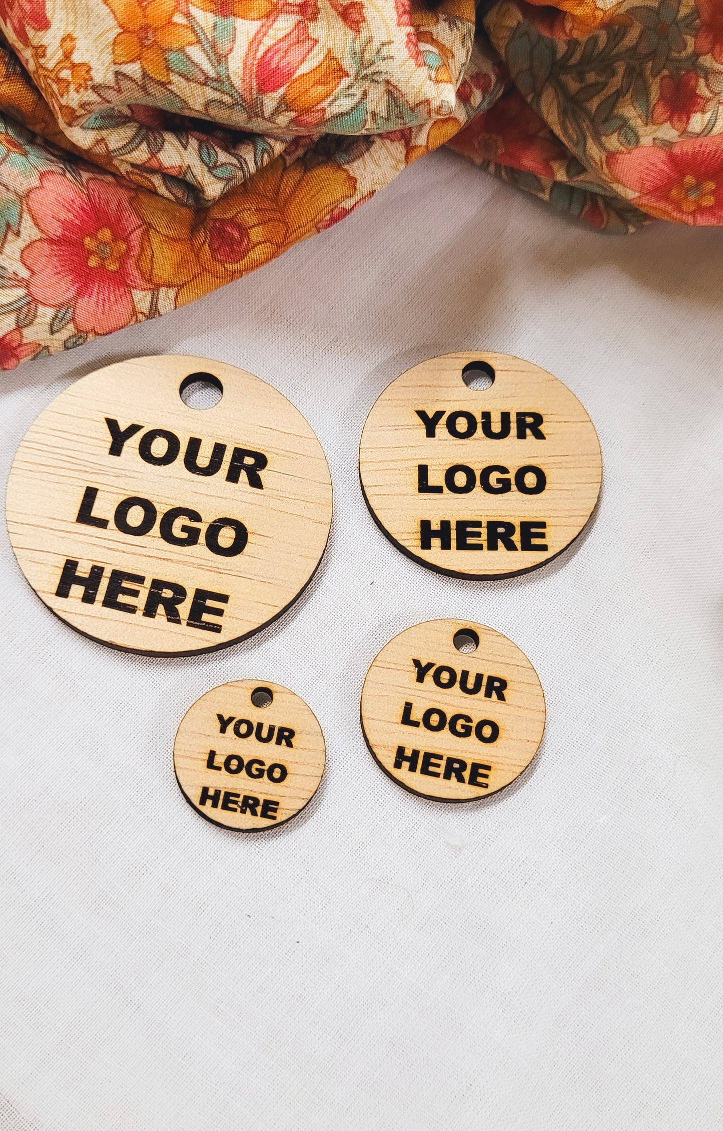 Round Wooden Tags