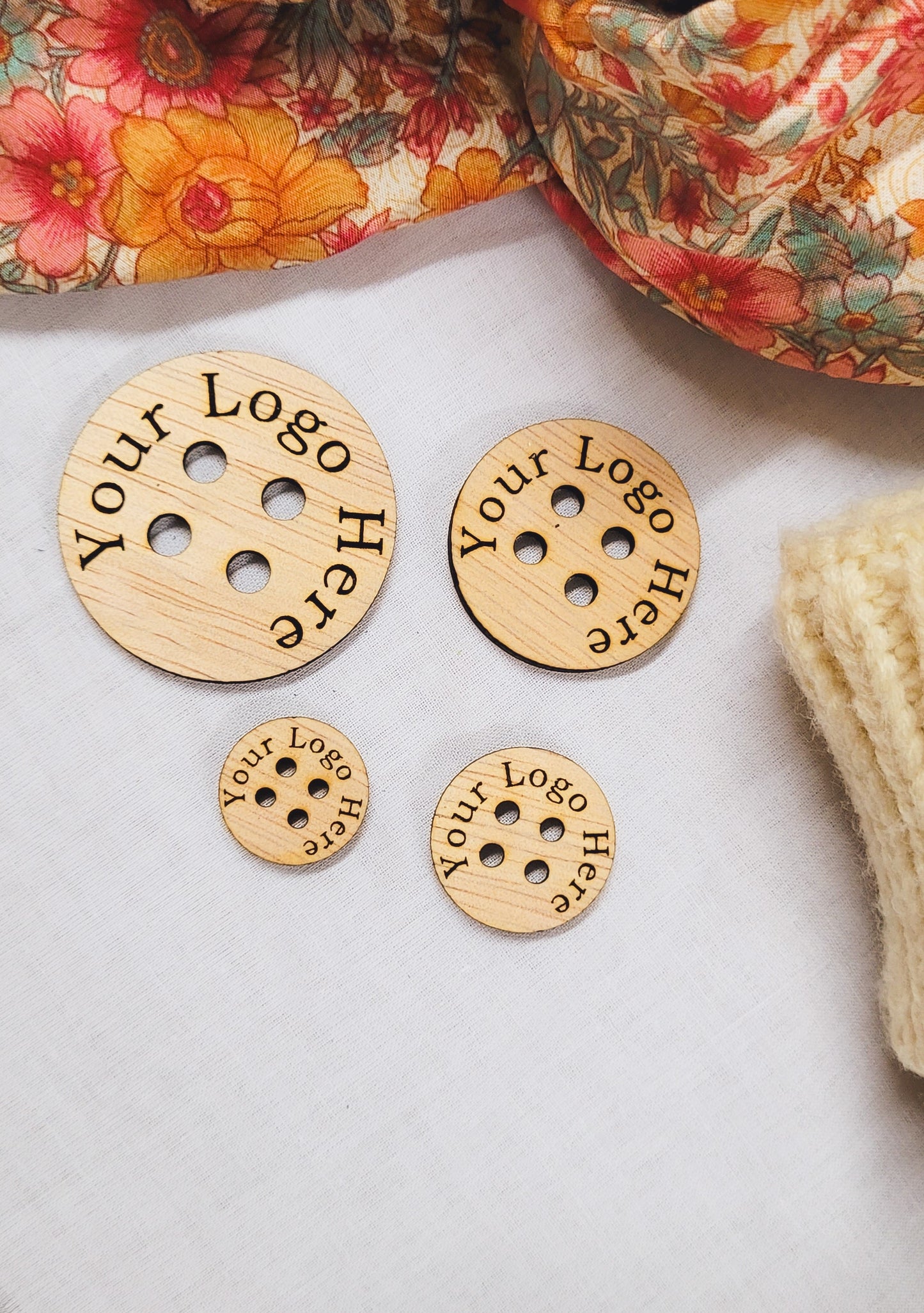 Round Wooden Tags