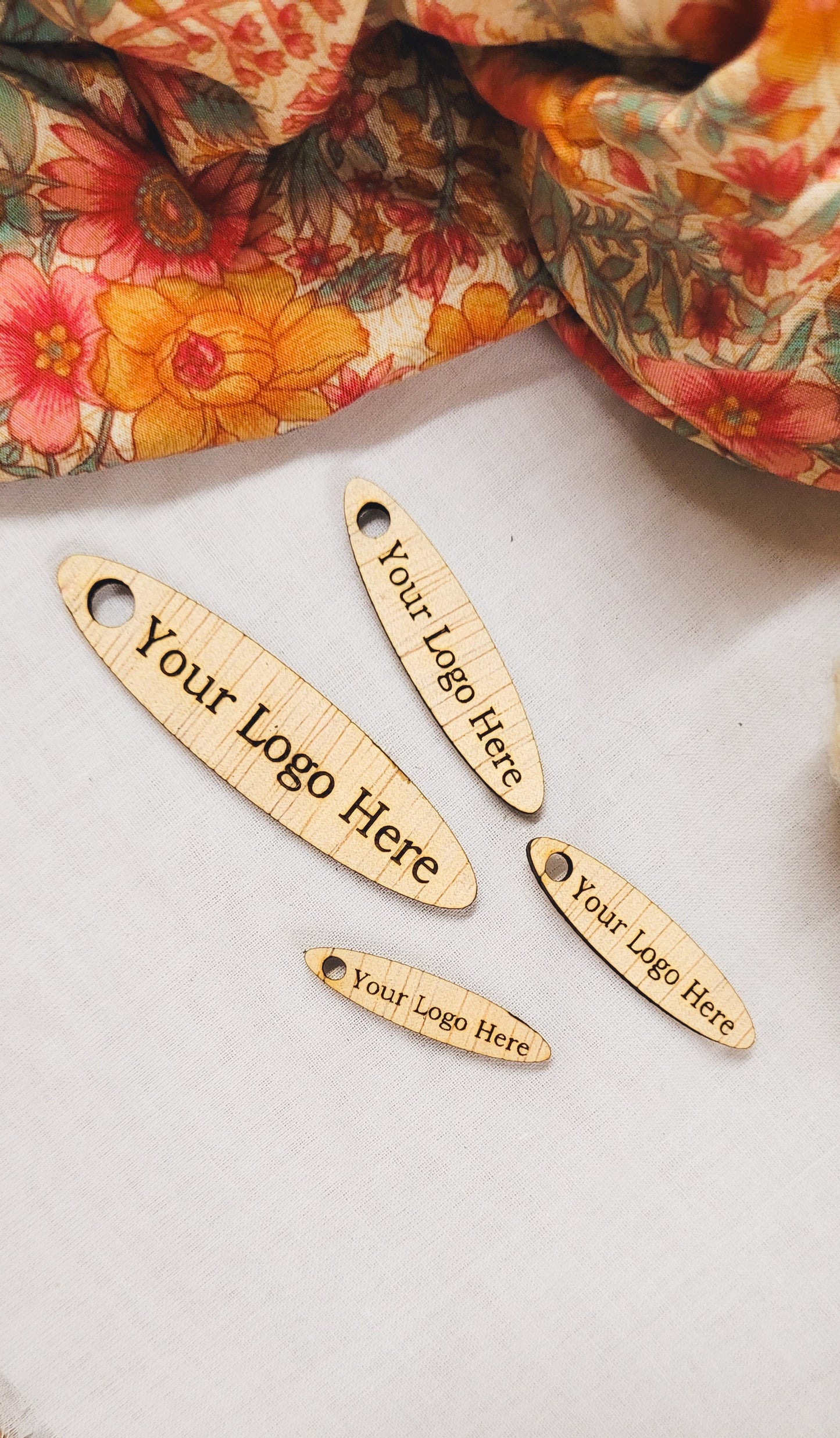 Oval Wooden Tags