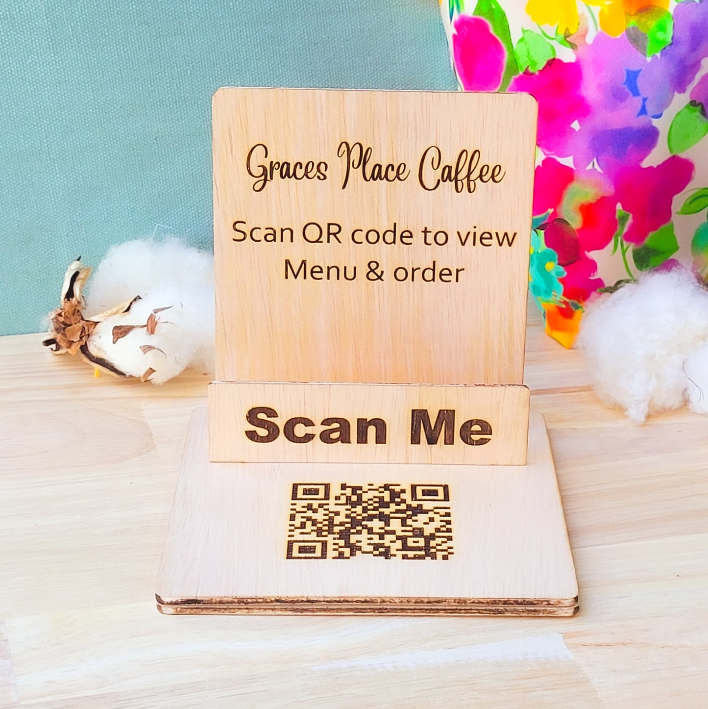 QR Code Business Card Holder