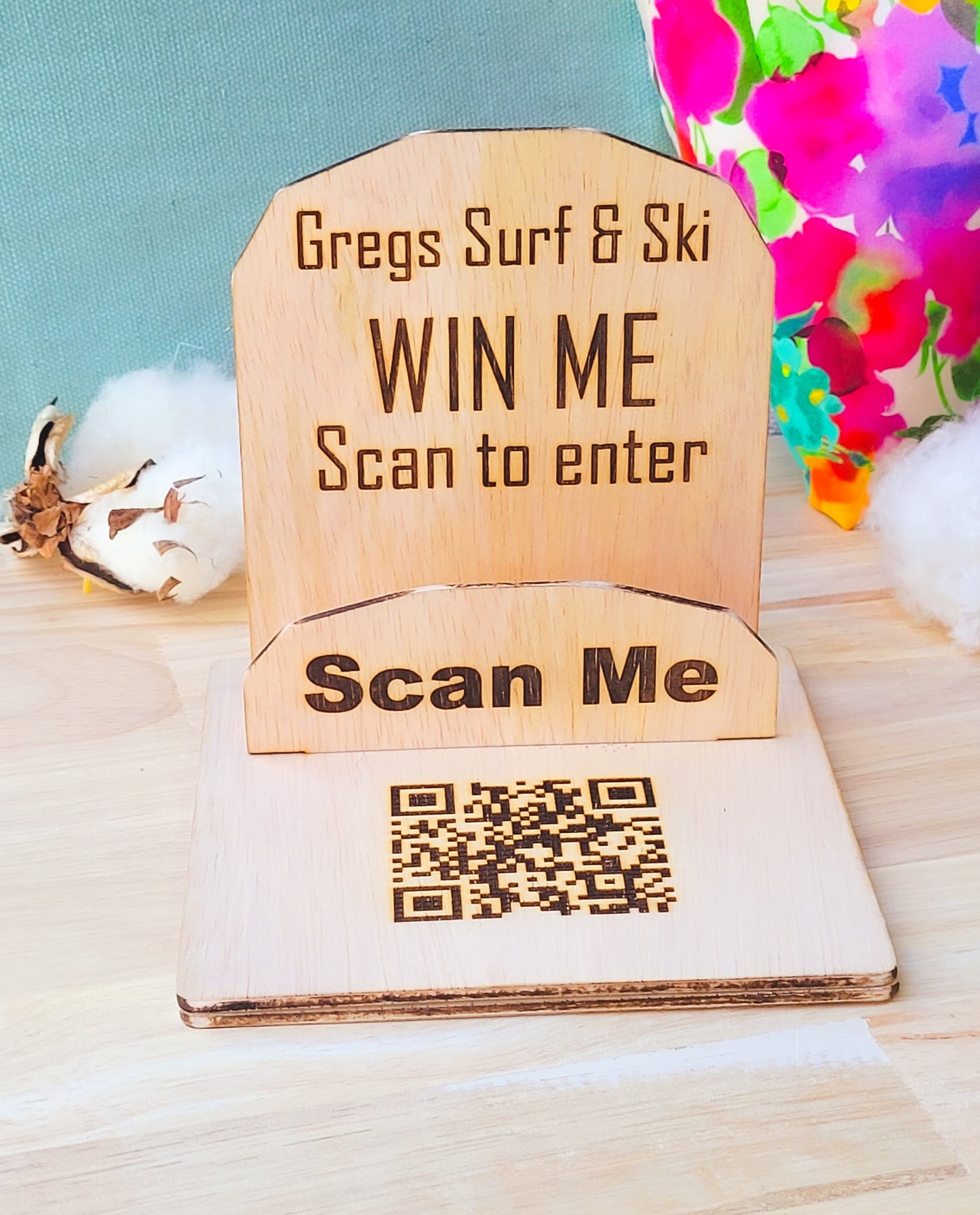 QR Code Business Card Holder