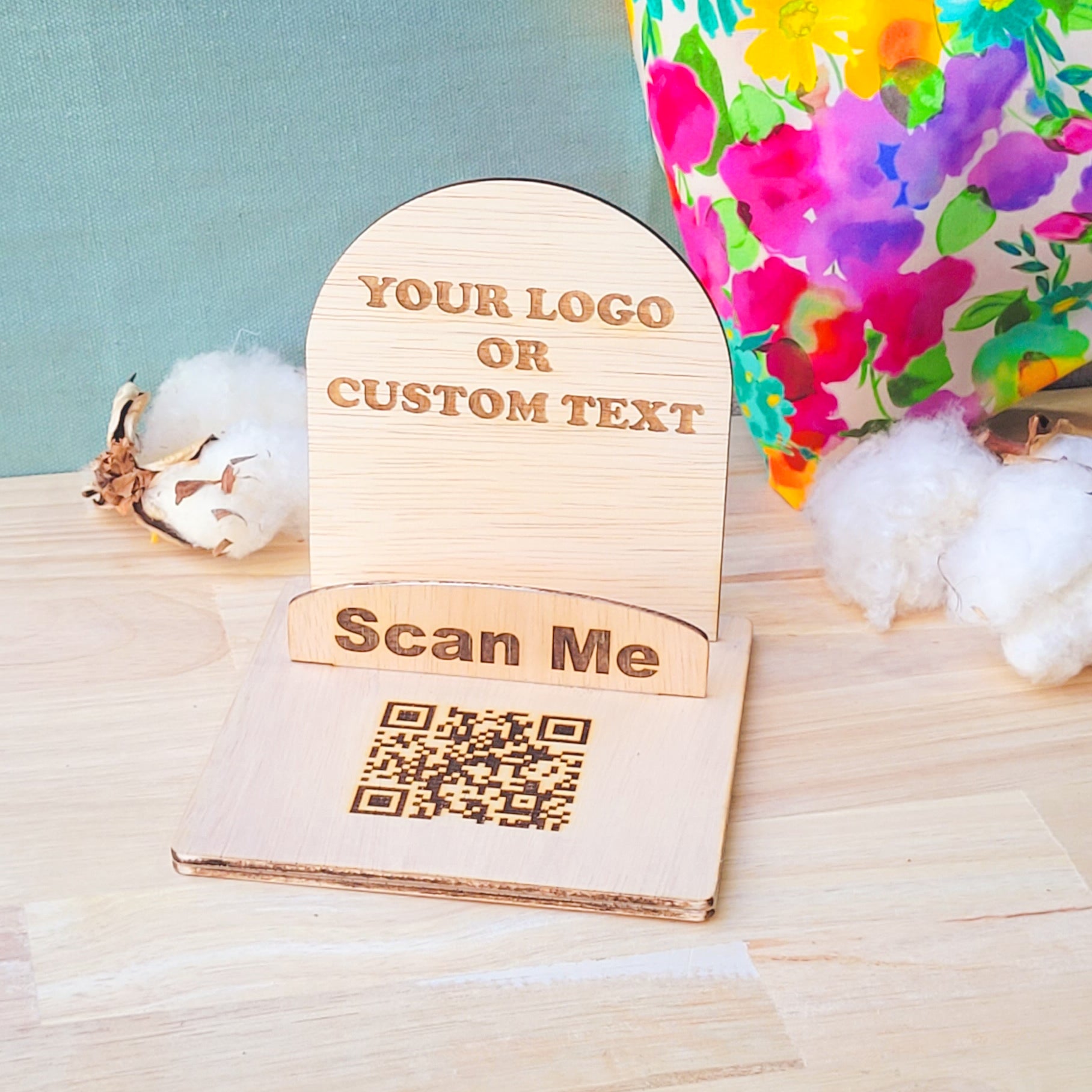 QR Code Business Card Holder – The Etched Lab