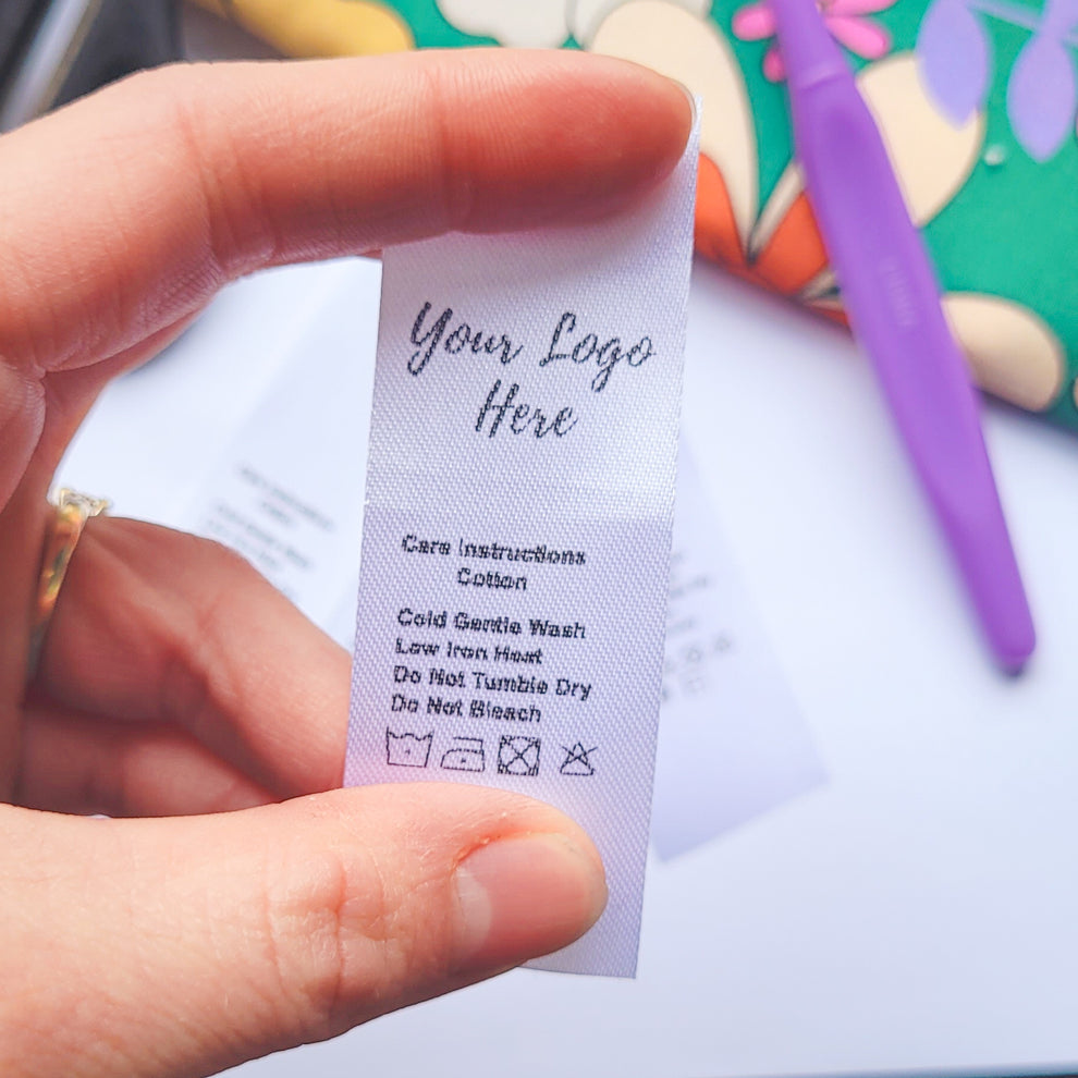 Sew in Care Labels – The Etched Lab