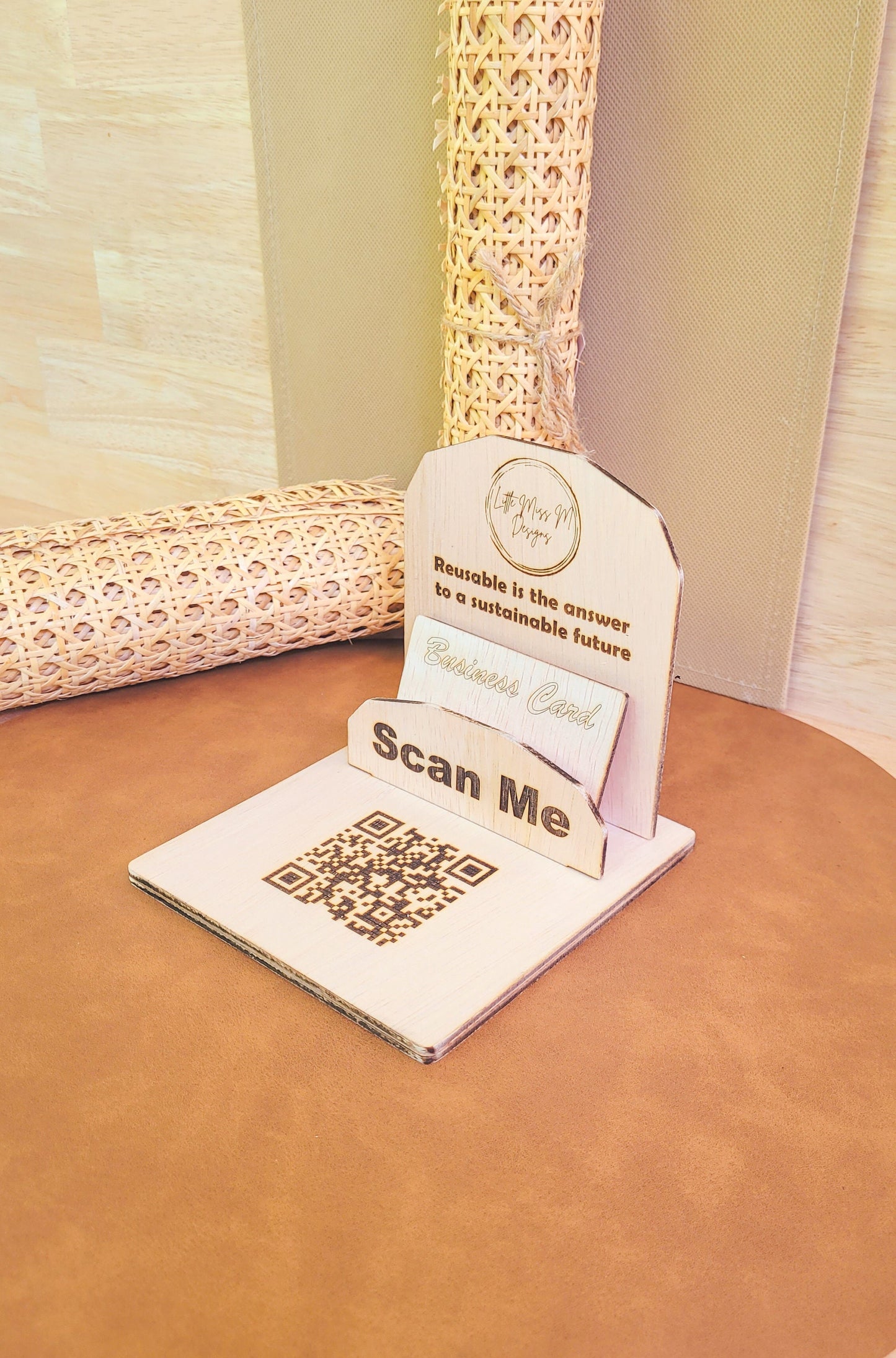 QR Code Business Card Holder