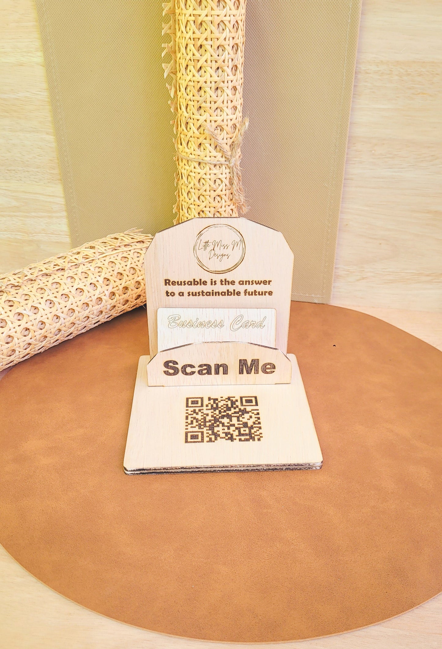 QR Code Business Card Holder