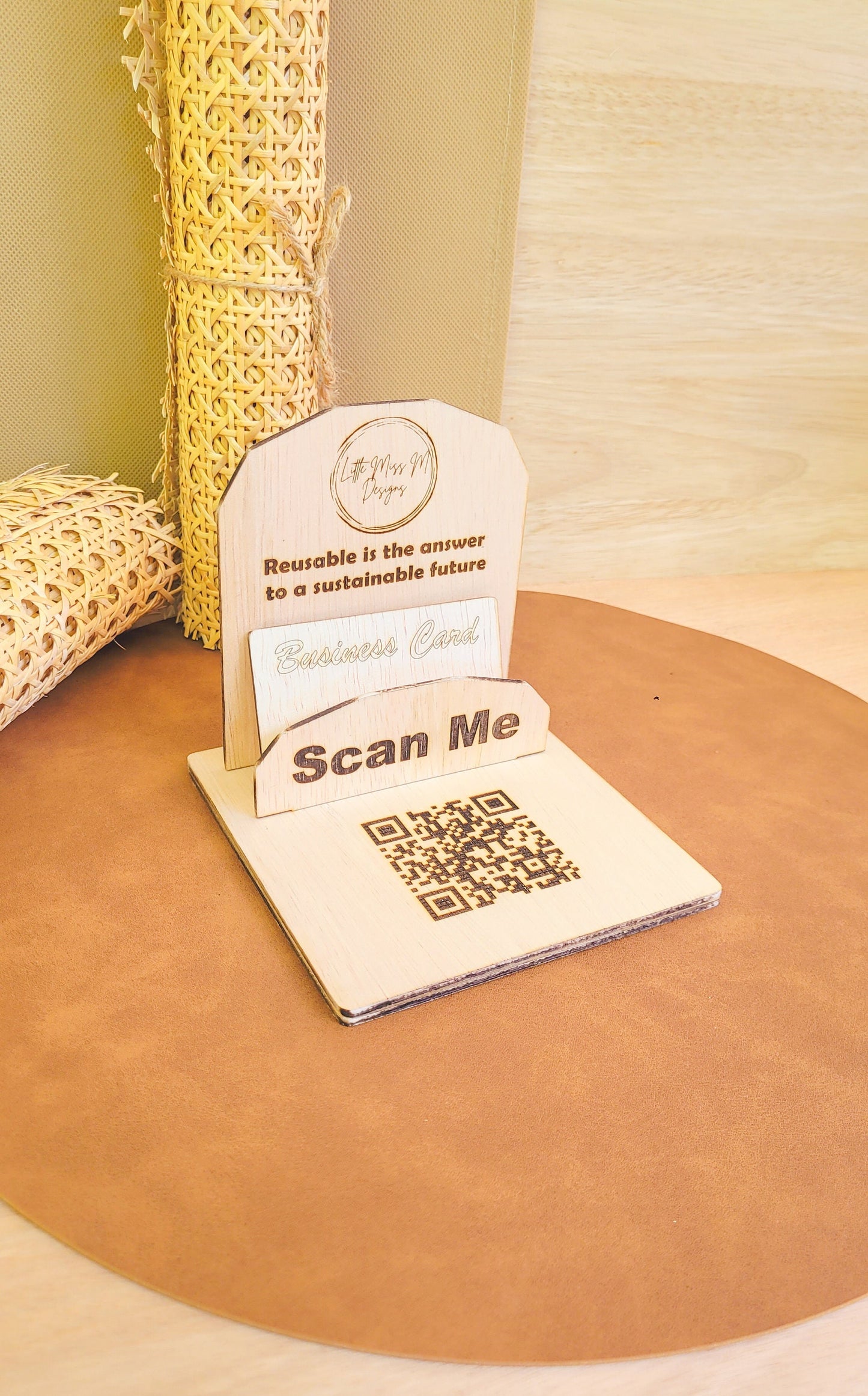 QR Code Business Card Holder