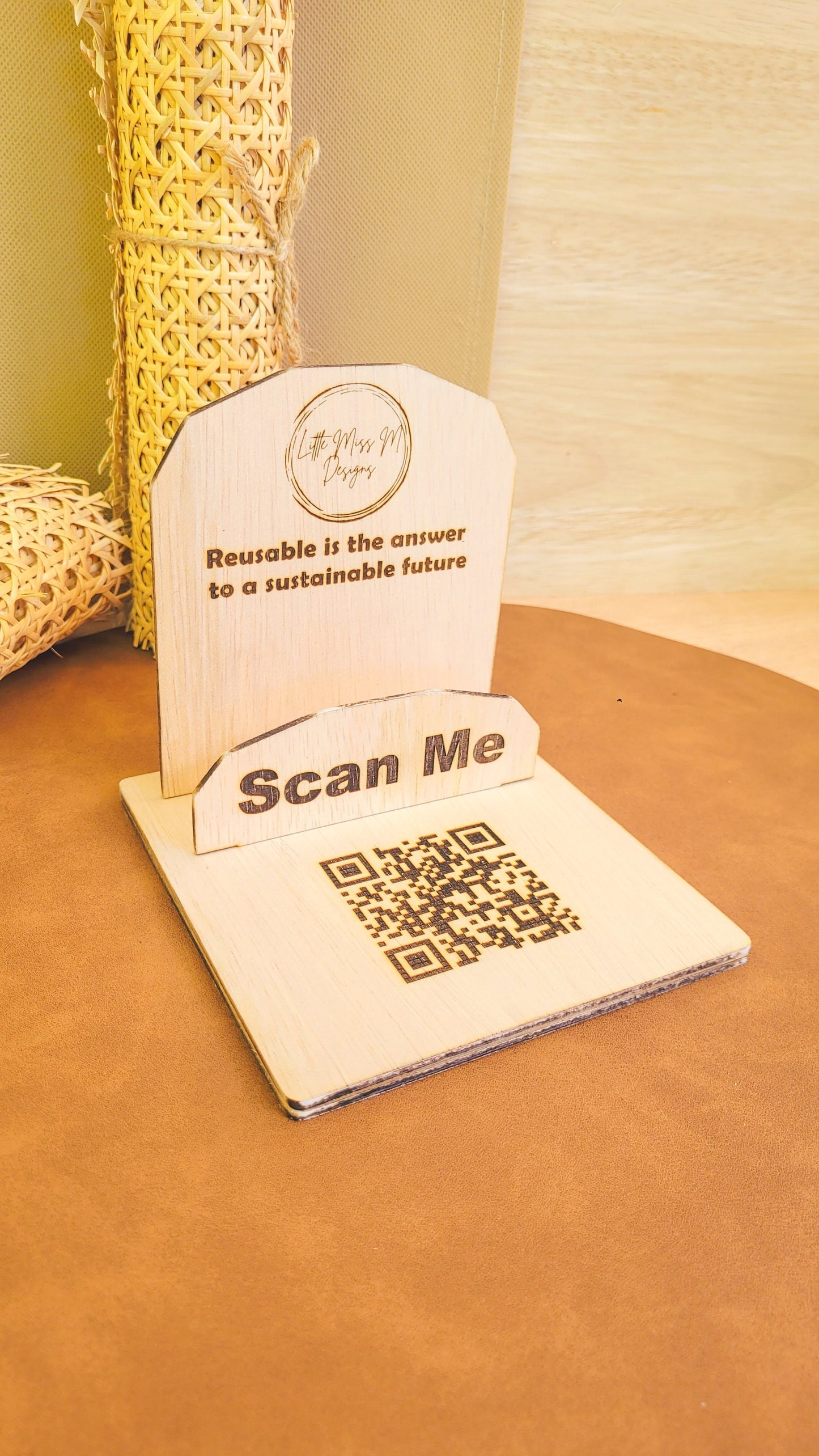 QR Code Business Card Holder